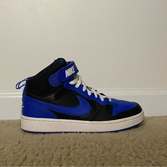 Nike Other - SOLD Nike Court Borough Mid 2 Black Game Royal Shoes Size 6.5